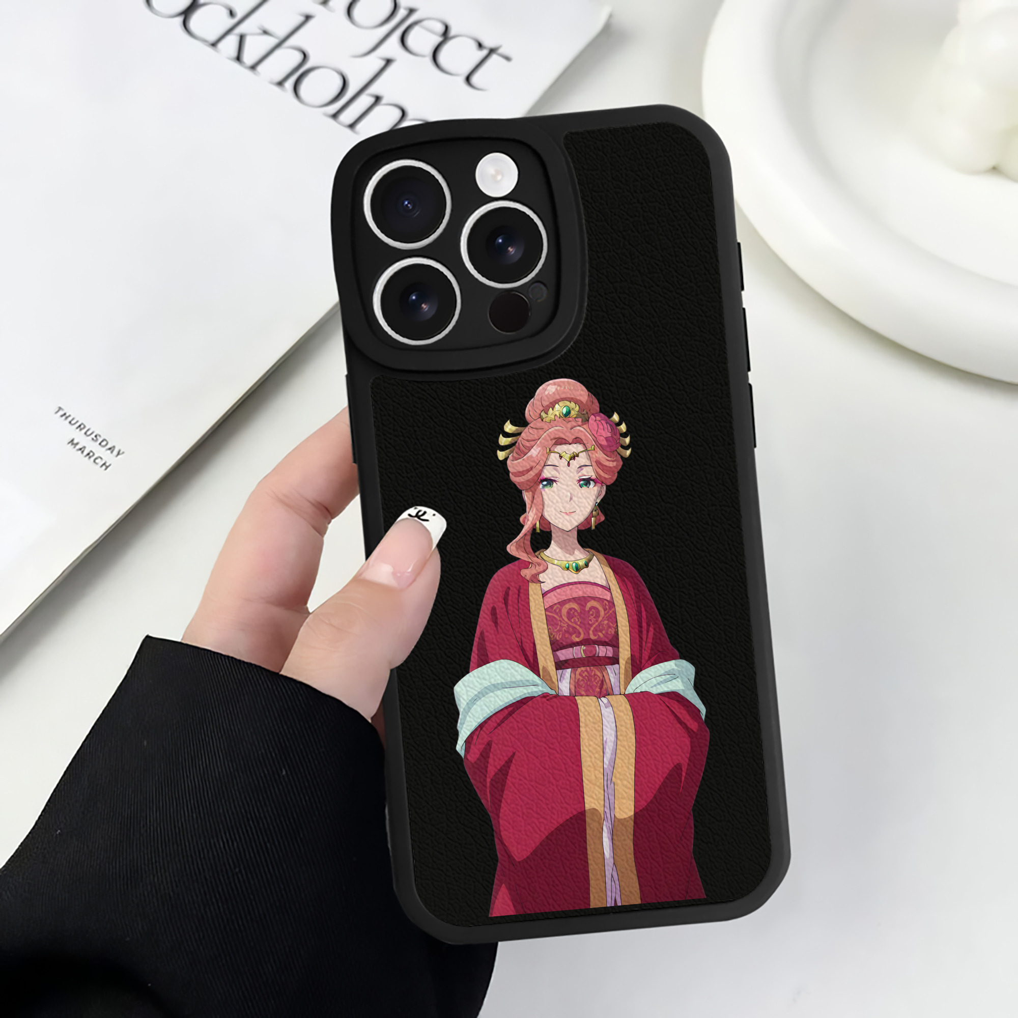 薬屋のひとりごと The Apothecary Diaries 【iPhone 16シリーズ対応】シリコンスマホケース（レザー調） 材質：シリコン